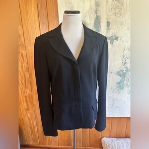 Talbots Black Italian Fabric Blazer. Women’s Size 14.